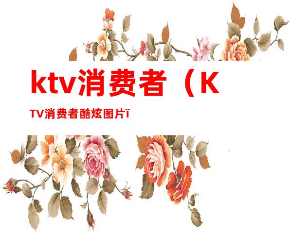 ktv消费者（KTV消费者酷炫图片）