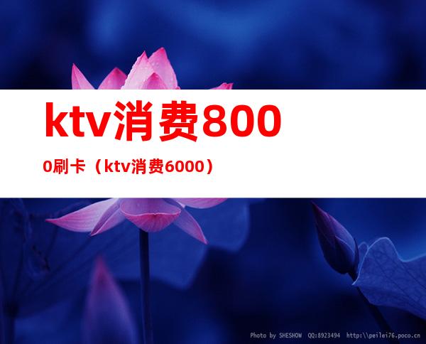 ktv消费8000刷卡（ktv消费6000）