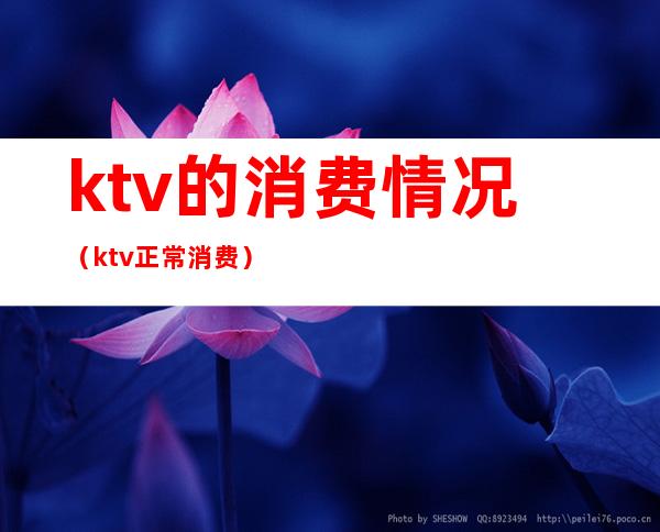 ktv的消费情况（ktv正常消费）