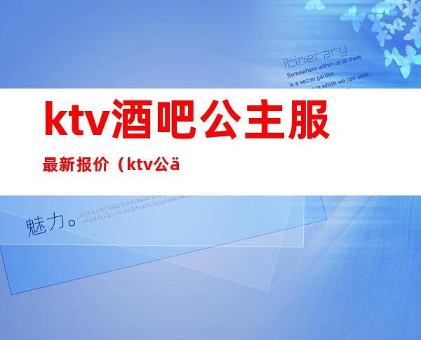 ktv酒吧公主服最新报价（ktv公主价钱）