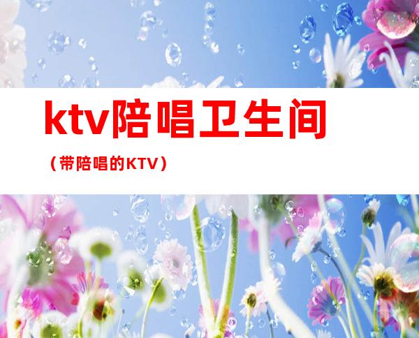 ktv陪唱卫生间（带陪唱的KTV）