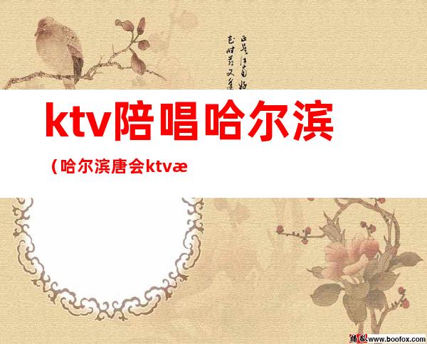 ktv陪唱哈尔滨（哈尔滨唐会ktv有陪唱吗）