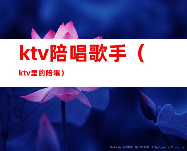 ktv陪唱歌手（ktv里的陪唱）