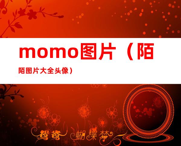 momo图片（陌陌图片大全 头像）