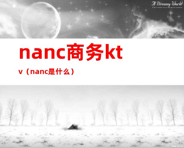 nanc商务ktv（nanc是什么）