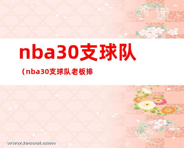 nba30支球队（nba30支球队老板排名）