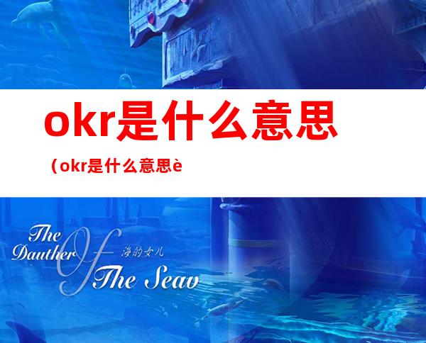 okr是什么意思（okr是什么意思英语）