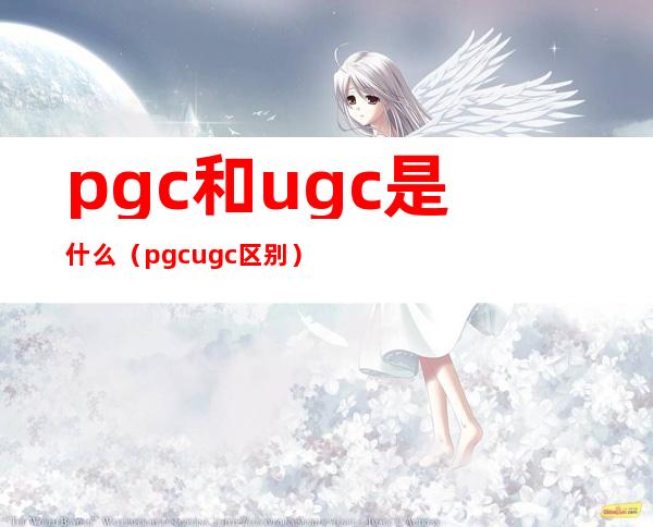 pgc和ugc是什么（pgc ugc区别）