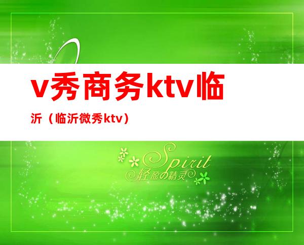 v秀商务ktv临沂（临沂微秀ktv）