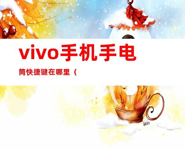 vivo手机手电筒快捷键在哪里（Vivo手机手电筒快捷键）