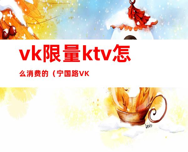 vk限量ktv怎么消费的（宁国路VK量贩KTV）